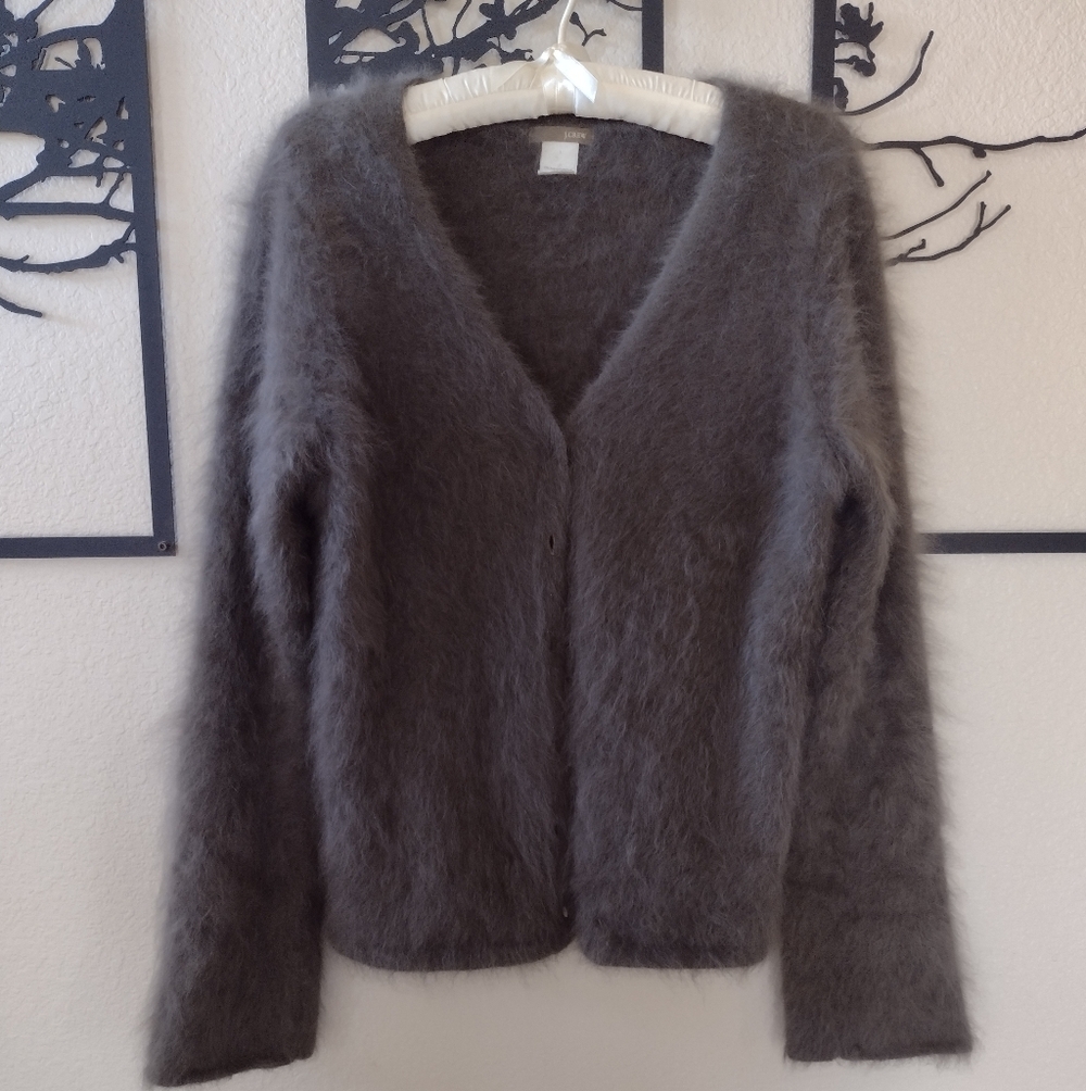 Vintage J Crew Sweater angora size Large